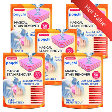 Poychi Magical Fiber Stain Remover - 5 Pack